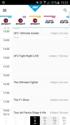 SKY TV android App screenshot 1