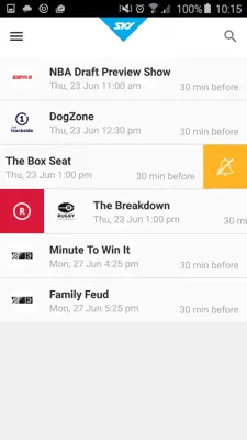 SKY TV android App screenshot 3